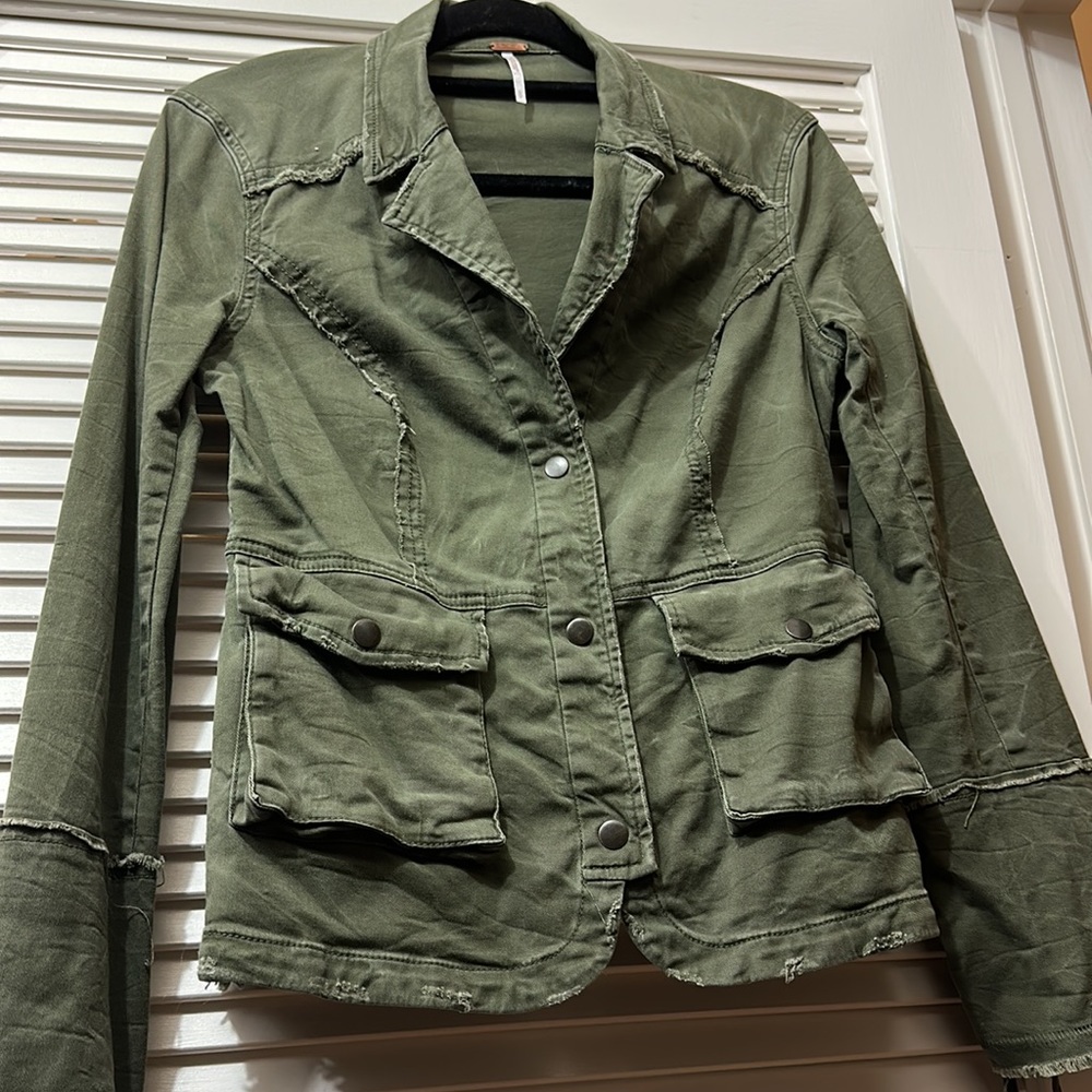 Free People Army Blazer Jacket - Picture 2 of 5